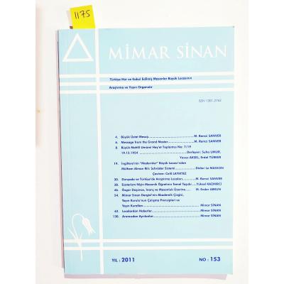 Mimar Sinan Dergisi - Sayı: 153