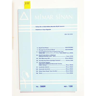 Mimar Sinan Dergisi - Sayı: 150