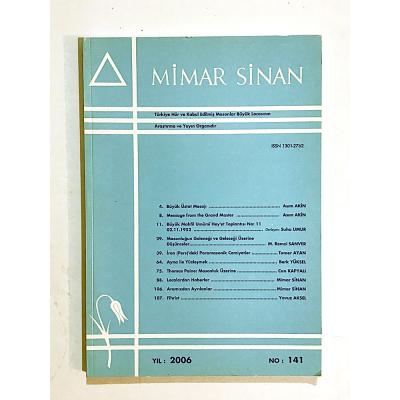 Mimar Sinan Dergisi Sayı:141 / 2006 - Dergi