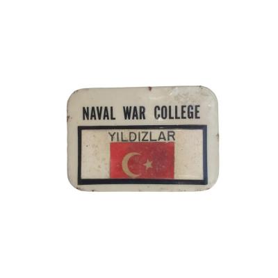 Naval War College - Yıldızlar. Türk Bayraklı rozet