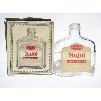 Nujol - Tek İlaç Sanayi / Eski ilaç şişesi