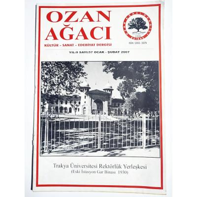 Ozan Ağacı - Kültür Sanat Edebiyat Dergisi Sayı:57