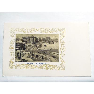 Taksim meydanı - 6.5x1.5 Kartpostal