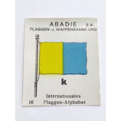 K / Internationales Flaggen - Alphabet - Abadie Flaggen Wappensammlung 