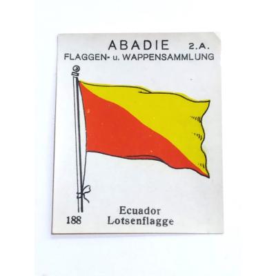 Ecuador Lostenflagge - Abadie Flaggen Wappensammlung 