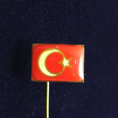 Türk Bayrağı - Akrilik rozet