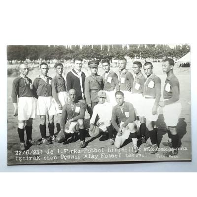 1931 - 1. fırka futbol birincilik müsabakası... / Fotoğraf