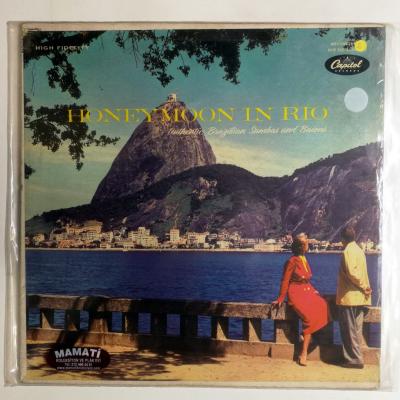 Authentic Brazilian Sambas And Baions - HONEYMOON IN TRIO - Plak