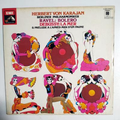 Herbert Von Karajan, Ravel : Bolero, Debussy : La Mer - Plak