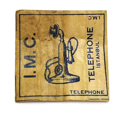 I.M.C. Telephone İstanbul- Efemera