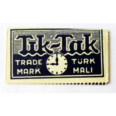 Tık - Tak Türk malı - Jilet Türk Malı Jilet