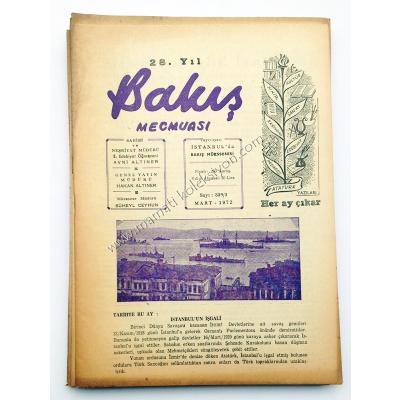 Bakış mecmuası İstanbul'un işgali Sayı : 339 - Mart 1972 - Kitap