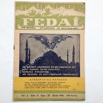 Fedai dergisi,Ocak 1966, Sayı: 27 Kemal FEDAİ - Kitap