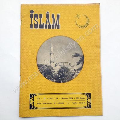 İslam dergisi, Haziran 1964 Kemaleddin ŞENOCAK, Korkut ÖZAL, Ali Himmet BERKİ - Kitap