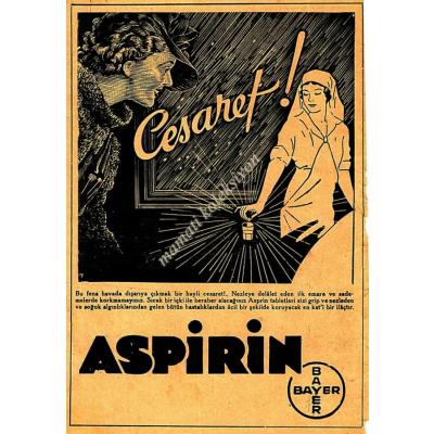 Aspirin reklam (Dergiden çıkma) - Efemera