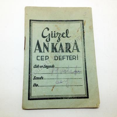 Güzel Ankara cep defteri - Efemera