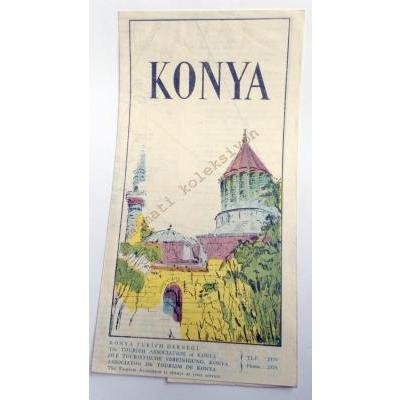 Konya Turizm derneği 1963 yılı broşür - Efemera
