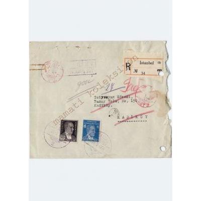 Tatyosyan Efendi - Postadan geçmiş zarf - Efemera