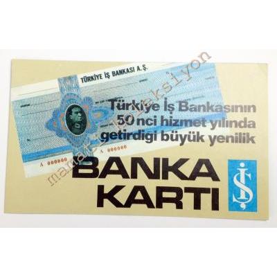 Türkiye İş Bankası - Banka kartı broşür 2 - Efemera