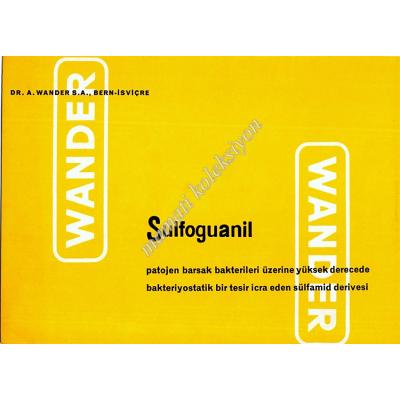 Wander kurutma kağıdı - Sulfoguanil - Efemera