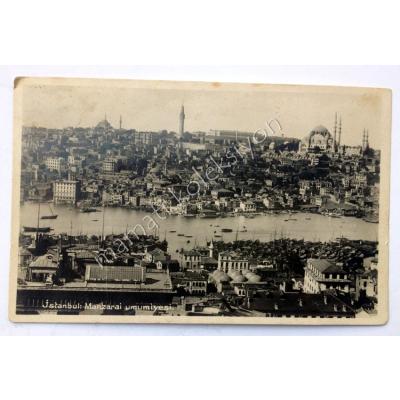 İstanbul Manzarai umumiyesi kartpostal