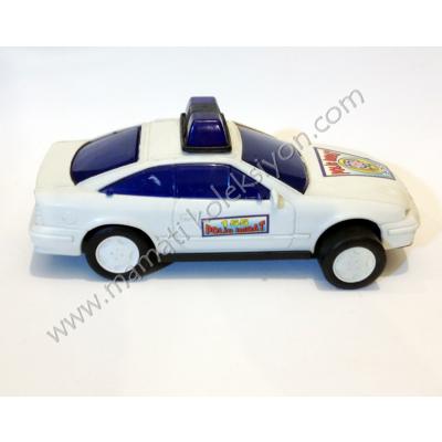 Plastik Polis İmdat 155 - Polis arabası Eski oyuncak