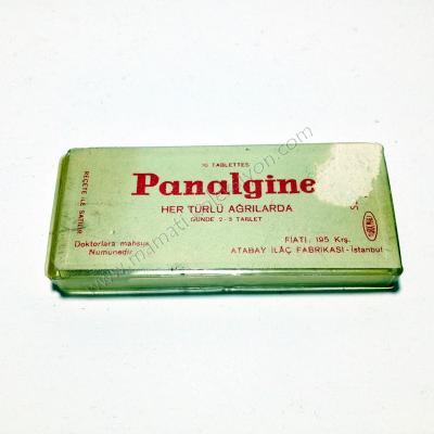 Panalgine ilaç kutusu  Atabay İlaç fabrikası