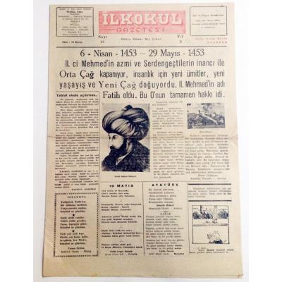 Ankara İlkokul gazetesi, 15 Mayıs 1953 - Efemera