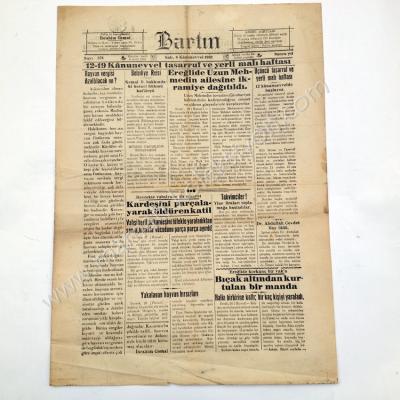 Bartın gazetesi, 6 Kanunevvel 1932 - Efemera
