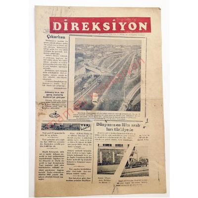 Direksiyon gazetesi, 9 Temmuz 1951 - Efemera