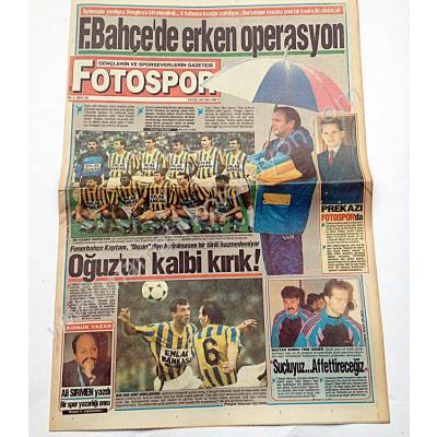Fotospor gazetesi, 3 Eylül 1991 - Efemera