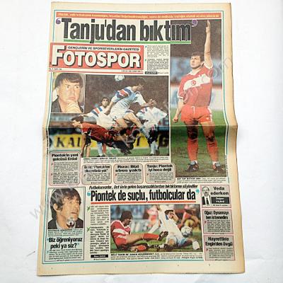 Fotospor gazetesi, 6 Eylül 1991 - Efemera