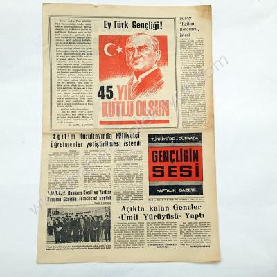 Gençliğin Sesi gazetesi, 30 Ekim 1968 29 Ekim gazeteleri, T.M.T.F. - Efemera