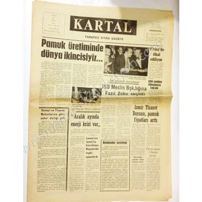 Kartal Tarafsız Siyasi gazete, 29 Kasım 1974 İstanbul Kartal - Efemera