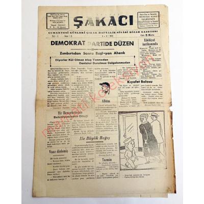 Kayseri Şakacı gazetesi, 4 Nisan 1953 - Efemera