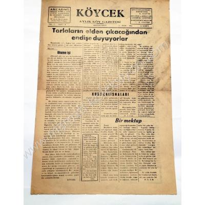Köycek Aylık köy gazetesi, 1 Ocak 1965, Sayı:4 Malatya, Keller köyü - Efemera