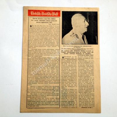 Turkisch Deutsche Post - 1 Haziran 1960 - Efemera