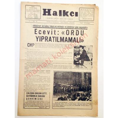 Zonguldak, Devrek Halkcı gazetesi, 19 Temmuz 1971 - Efemera