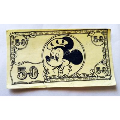 50 Mickey Mause figürlü - Oyun parası