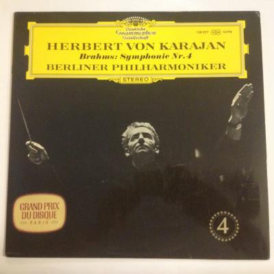 Herbert Von Karajan - Brahms: Symphonie Nr. 4 - Plak