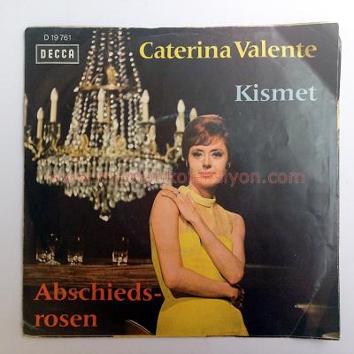 Caterina Valente / Kismet - Abschieds - rosen - Plak