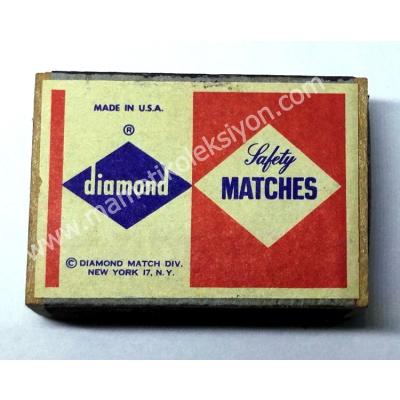Diamond Safety Matches U.S.A.  - Kibrit
