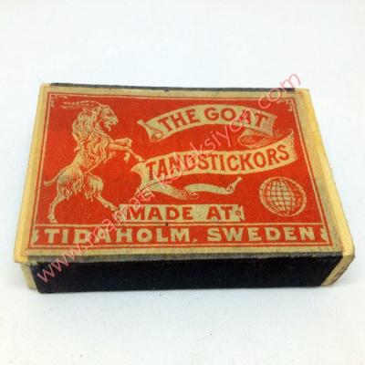 The Goat Tandstickors Made at Tidaholm Sweden matches - Kibrit