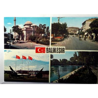 BALIKESİR - 4 parçalı kartpostal
