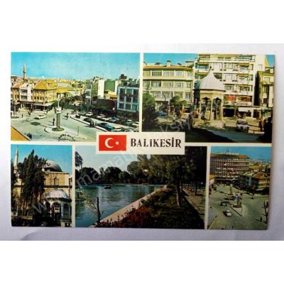 BALIKESİR - 5 parçalı kartpostal