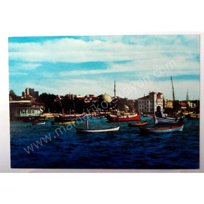 Bandırma denizden şehrin genel görünüşü - Kartpostal  İlo Color
