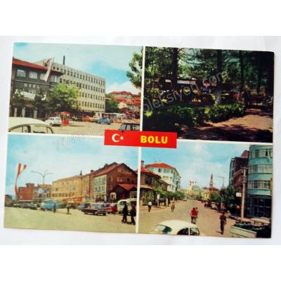 Bolu Parçalı  kartpostal Bolu Bella color kartpostalları