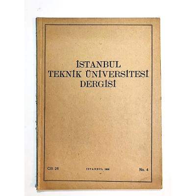 İstanbul Teknik Üniversitesi Dergisi Sayı:4 / 1968  - Dergi