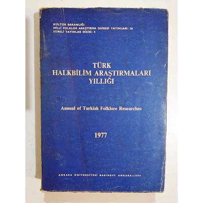 Türk Halkbilim Araştırmaları Yıllığı - Kitap