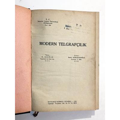 Modern Telgrafçılık / H. Schwab - Kitap